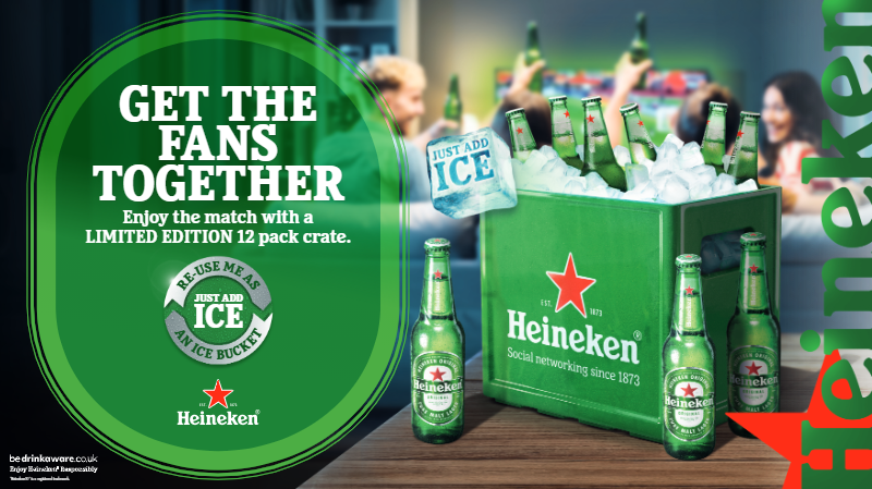 Get the fans together. Enjoy the match with a limited edition 12 pack crate.